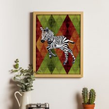Plakat A3 "Zebra"