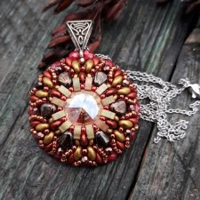 ,,madalion  w złocie i brązie,,