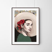 Audrey Hepburn | llustration art | A2