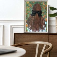 Plakat obraz grafika tajemniczy ogrod