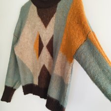 Sweter w stylu Vintage