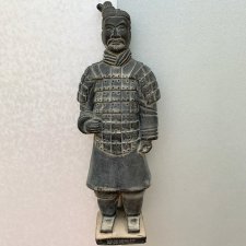 Vintage Chinese Soldier Statue Warrior ❤ Sygnowana figura