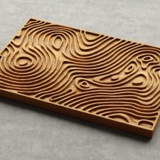 Drewniany panel ścienny 3D, drewno dębowe.