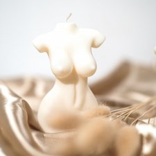 ŚWIECZKA ŚWIECA SOJOWA NATURALNA CIAŁO KOBIETY BODY