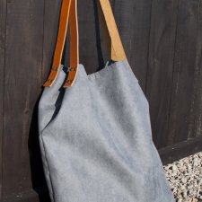 Torba tote XXL - ciemnoszara