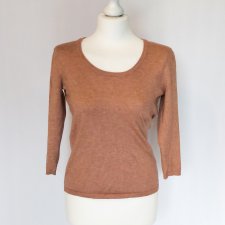Cienki sweter damski Saint Tropez rozmiar S w kolorze brudnego różu