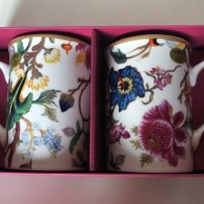 Anthina inspired by William Morris set of 2 mugs Leonardo collection lesser & Pavey porcelanowe kubki w oryginalnym opakowaniu nowe