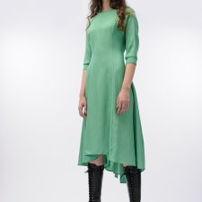 Zielona wiązana sukienka rozmiar M