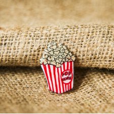 Przypinka popcorn