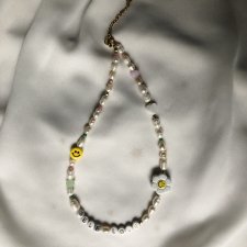 Naszyjnik choker z koralików i pereł Self Love