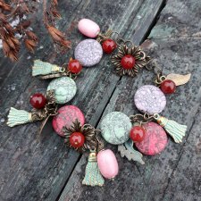 ,,bransoletka z howlitem,,