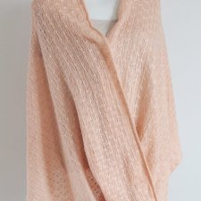 finezyjny komin szal PONCHO vintage