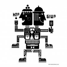 Plakat   " Co dwie głowy to nie jedna " A3