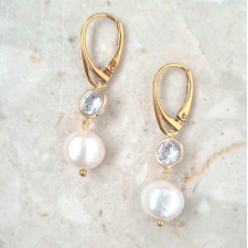 kolczyki CRYSTAL PEARLS II