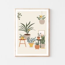 Plakat - HAPPY PLANTS 21x30cm