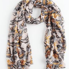 szal vintage wzory paisley printy