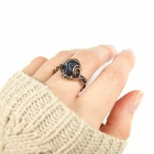 Noc Kairu regulowany pierścionek z miedzi