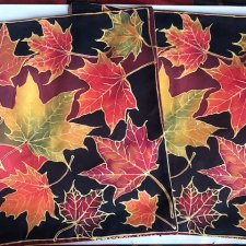 the magic of autumn -autorska  limitowana seria - poszewka poduszka 43 x 43 cotton panama