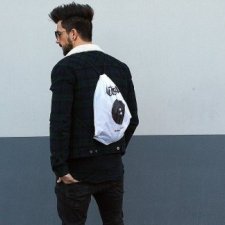 BUTTON worek white biały unisex !!