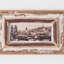 Vintage - Brązowa Ramka - stare drewno