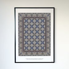 Wzór posadzki, ul. A. Lubomirskiego 27, Kraków, plakat 50x70