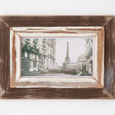 Vintage - Brązowa Ramka - stare drewno