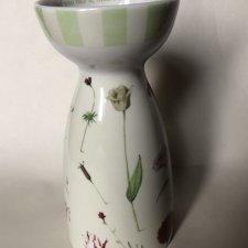 Portmeirion up the garden path by Laura STODDART  - rzadko spotykana seria -nowy  porcelanowy wazon