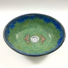Ceramiczna umywalka ręcznie robiona Jeziorak