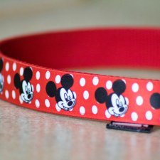 Obroża Mickey Mouse S i smycz 2m