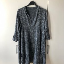 Sukienka stokrotka boho sukienka w kwiatuszki sukienka w drobne kwiatki luźna sukienka mini