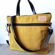prostokątna torba na ramię, laptop, soft bag M