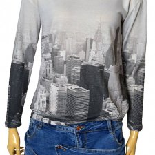 WIDOK NA MIASTO / BLUZKA BLUZA S M