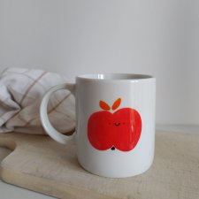 Kubek miłe jabłko 350 ml ręcznie malowany