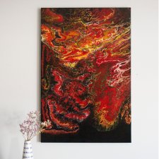 abstrakcja obraz VOLCANO No1 | 60x90