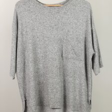 Szary sweter oversize Zara Trafaluc