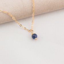 Lapis lazuli Naszyjnik z kamieniem naturalnym