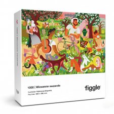 Artystyczne Puzzle FIGGLE Wiosenne Swawole 1000 el. Autorka ilustracji: Katarzyna Bogucka
