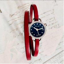 Mini Blue Watch - red Makaliboo