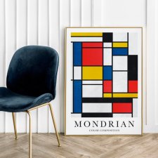 Plakat Mondrian Color Composition - plakat 50x70 cm