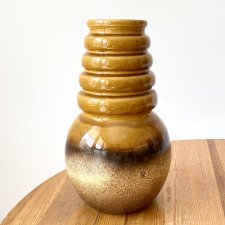 Wysoki ceramiczny wazon podłogowy Scheurich, lata 70.