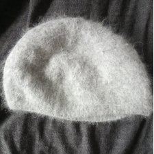 beret czapka wełniana wełna angora