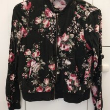 Bomberka kurtka w kwiaty, Boho, Vero Moda, rozmiar XS