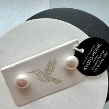 Kyoto Pearl Designed in London ❤❤  Klasa i styl - Duże Perły Naturalne ❤❤ Eleganckie kolczyki ❤❤