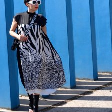 SUKIENKA LU ZEBRA  BOHO BY MOMO