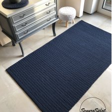 Prostokątny dywan ze sznurka bawełnianego 100X170