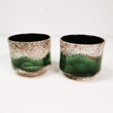 Ceramiczne doniczki-osłonki, Niemcy, lata 60