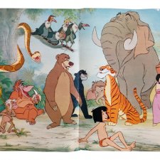 Vintage plakat Księga dżungli