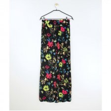Letnie szerokie spodnie w kwiaty H&M