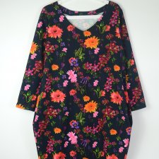 Sukienka Sunny Apricot - FUNKY FLORAL DRESS