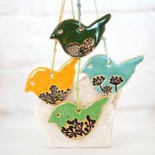 4 Ceramiczne ptaszki - wybierz swoje własne ptaszki